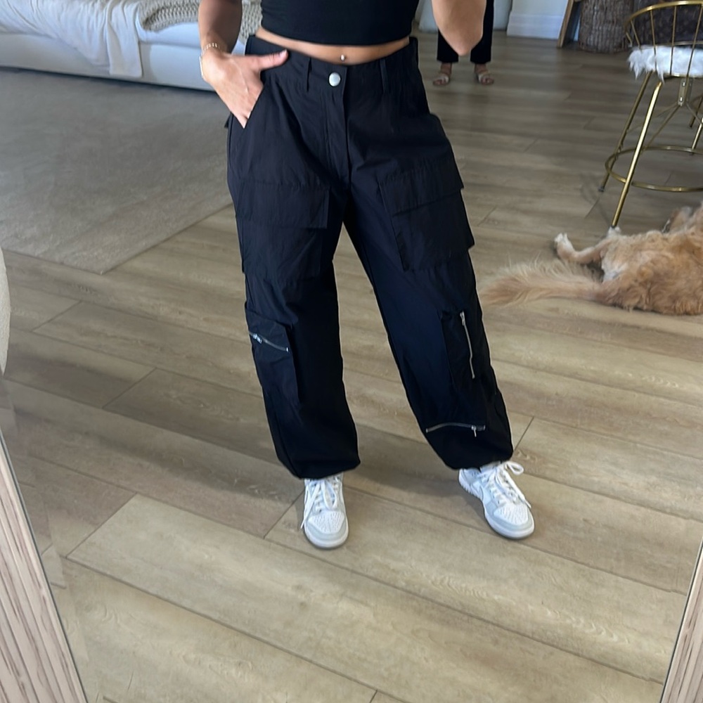 Black Cargo Pants